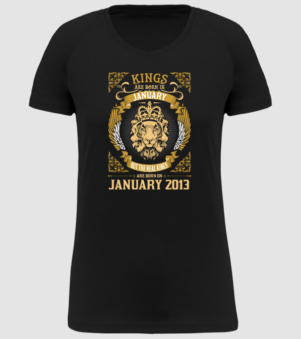 Ziua de naștere a Leului 2013 january model negru pe tricou