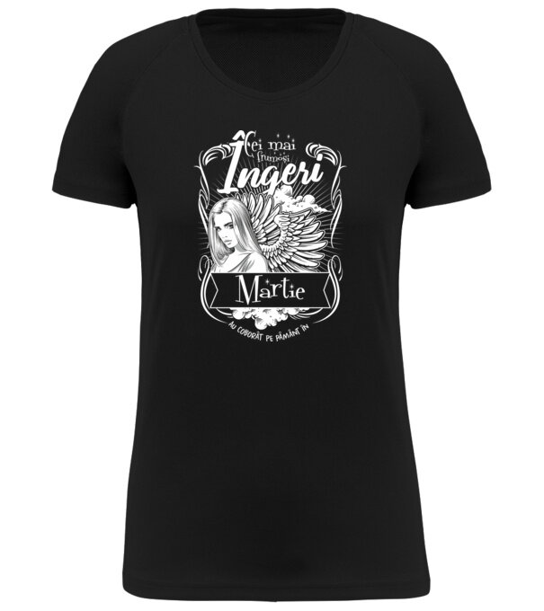  model  pe tricou