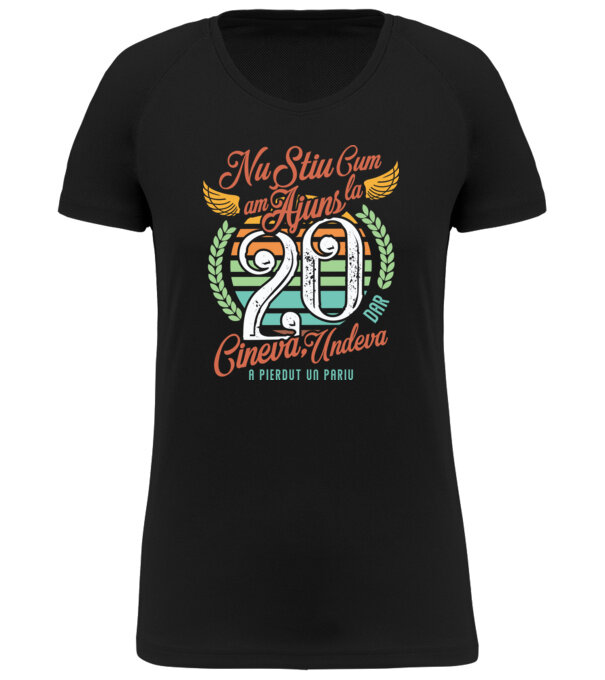  model  pe tricou