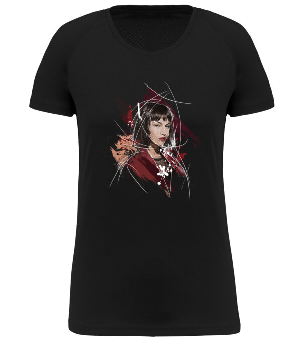  model  pe tricou