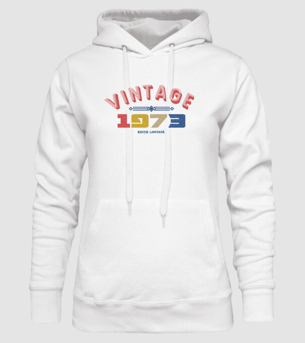 1973 Ediție limitată model alb pe tricou