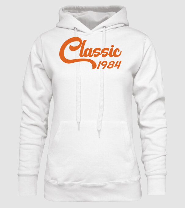 1984 Classic model alb pe tricou
