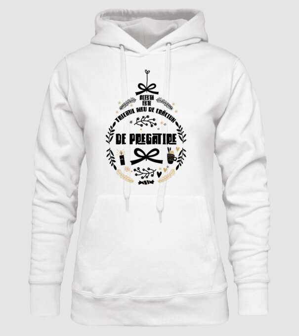 acesta este tricoul meu de Crăciun_de pregătire model alb pe tricou