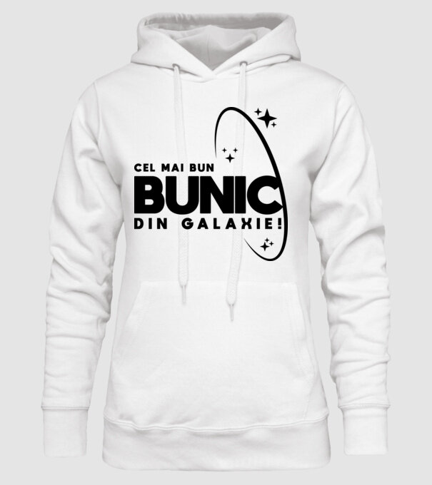 Cel mai bun bunic din Galaxie! model alb pe tricou