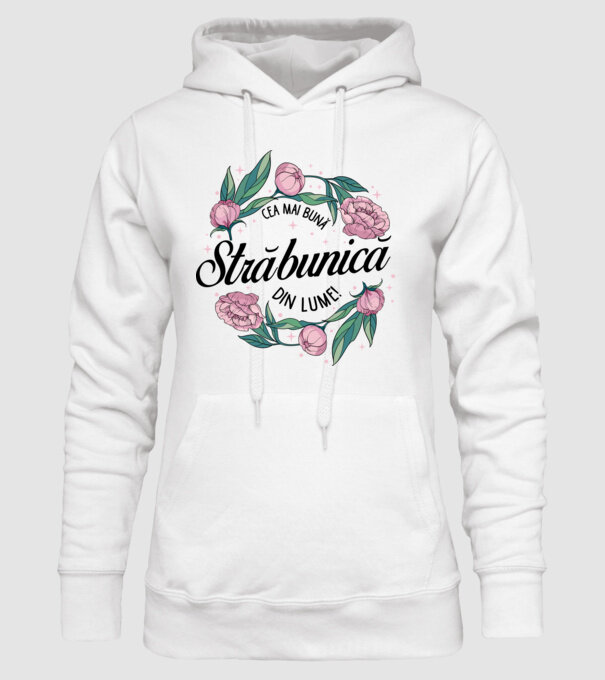 Cea mai bună străbunică din lume! model alb pe tricou