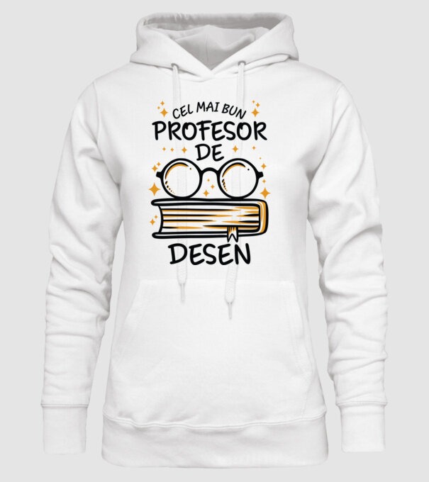 Cel mai profesor de desen model alb pe tricou