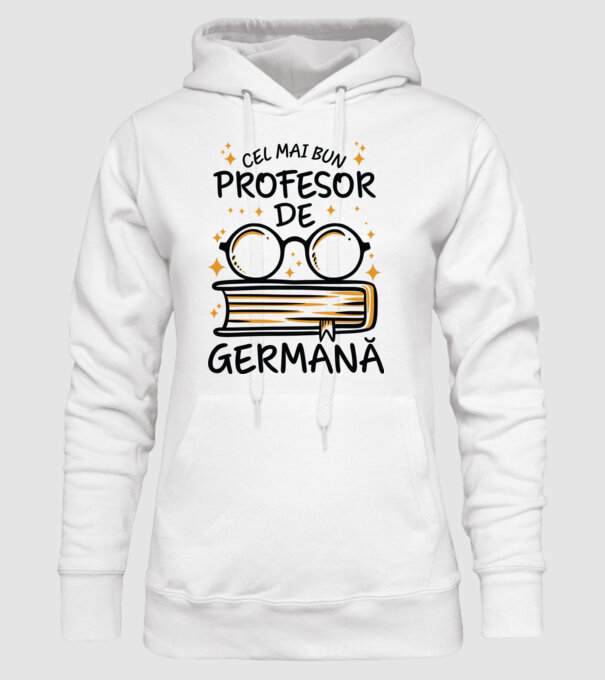 Cel mai profesor germană model alb pe tricou