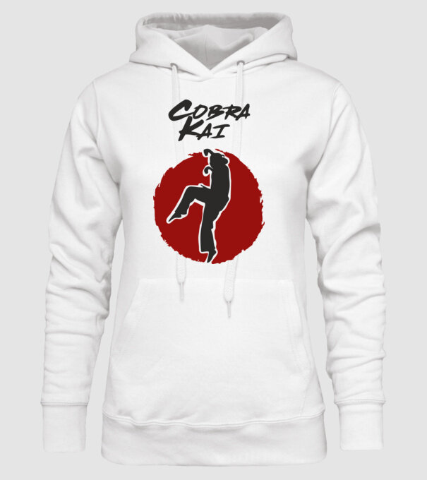 cobra kai larusso model alb pe tricou