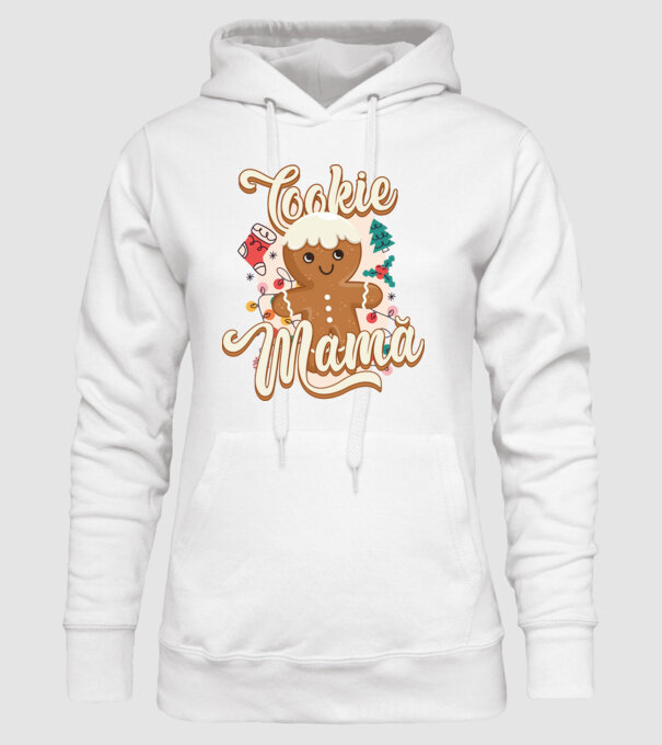 Cookie mamă model alb pe tricou