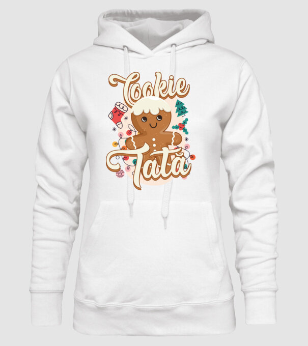 Cookie tată model alb pe tricou