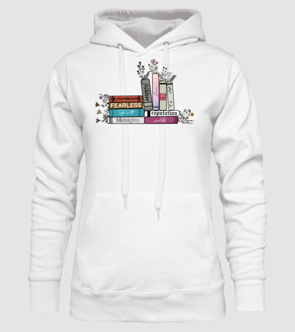 Eras tour books color 2 model alb pe tricou
