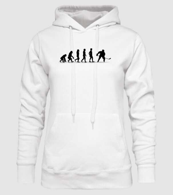 Evolution Hockey model alb pe tricou