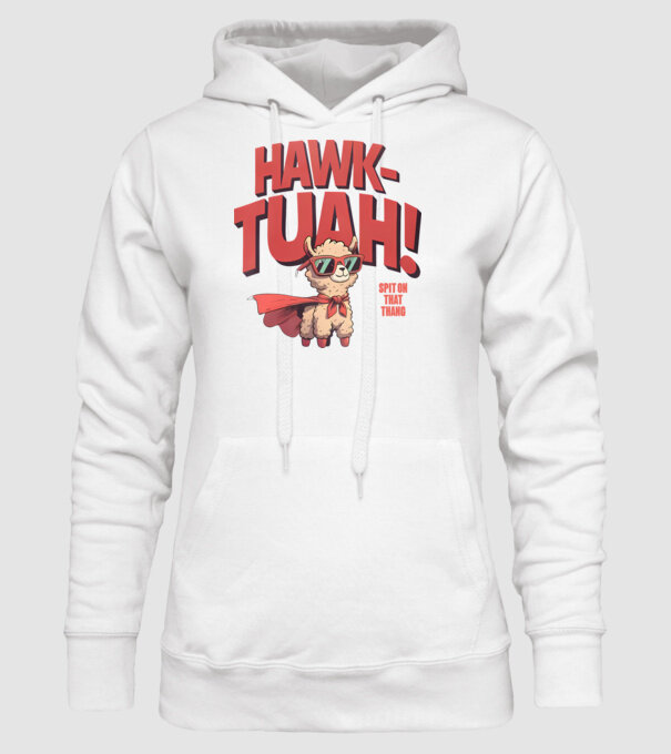 hawk tuah llama spit on that thang model alb pe tricou