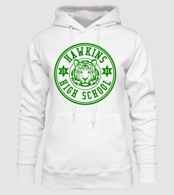hawkins high school model alb pe tricou