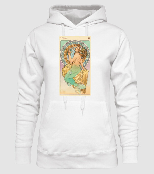 Horoscop Tarot PESTI model alb pe tricou