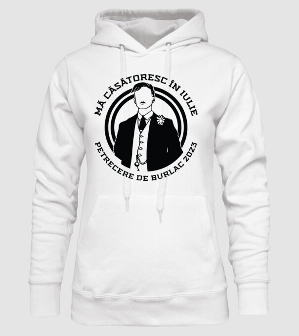mă căsătoresc în iulie model alb pe tricou