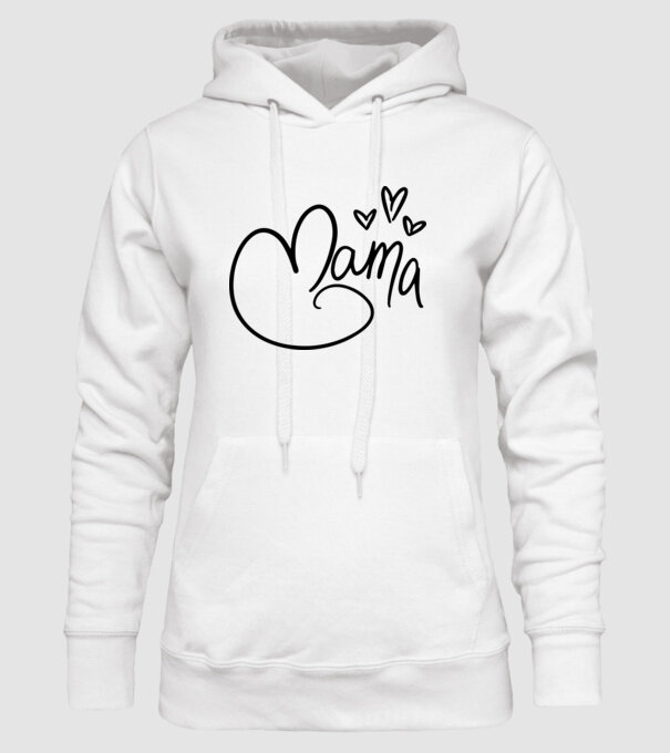 mama model alb pe tricou
