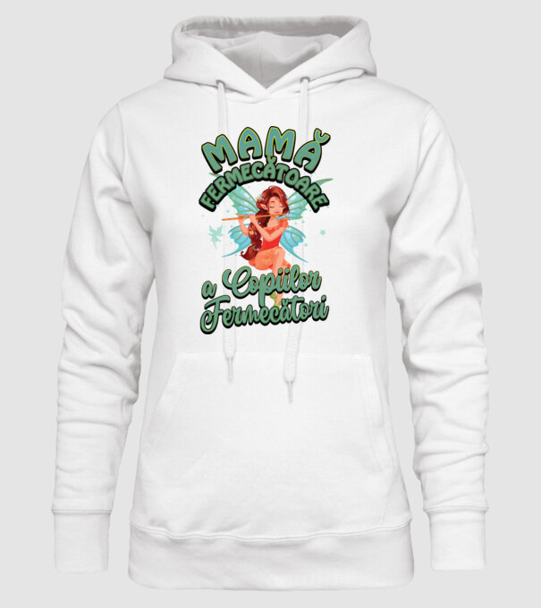 Mamă fermecătoare a copiilor fermecători model alb pe tricou