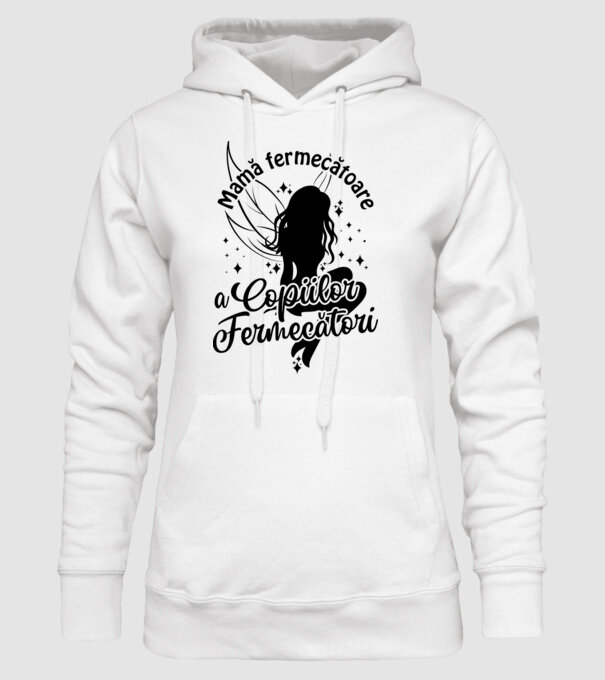 Mamă fermecătoare a copiilor fermecători model alb pe tricou