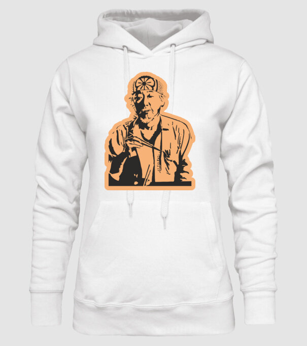 Mister miyagi cobra kai model alb pe tricou