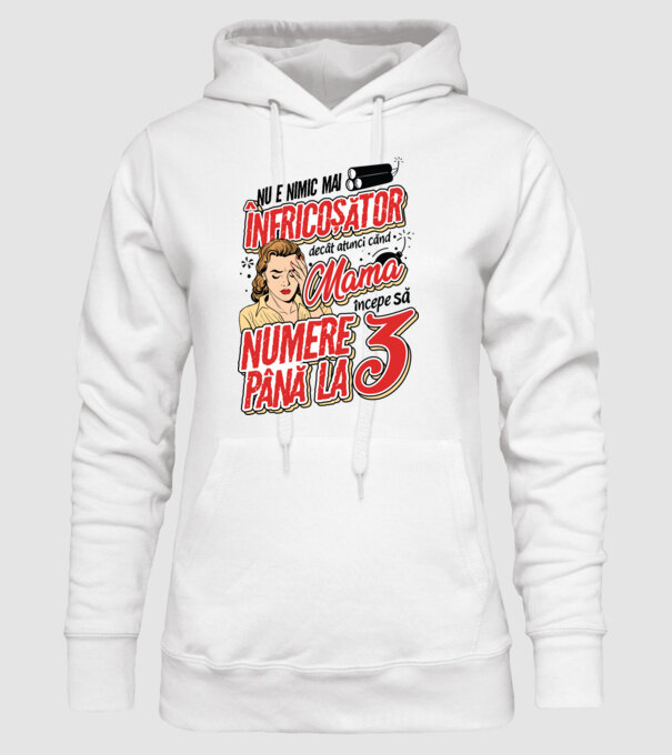 Nu e nimic mai înfricoșător decât model alb pe tricou