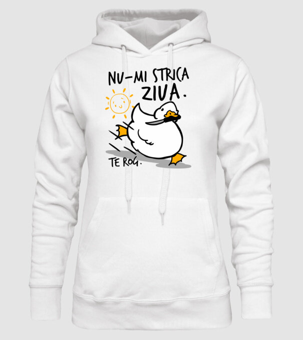 Nu-mi strica ziua. model alb pe tricou