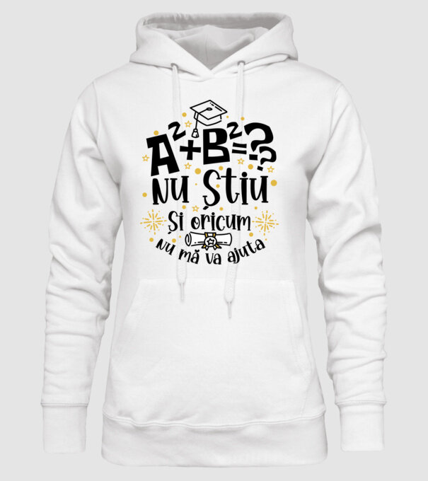 Nu știu, și oricum nu mă va ajuta model alb pe tricou