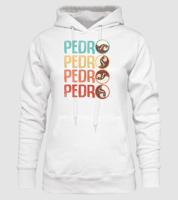 Pedro Pedro retro model alb pe tricou