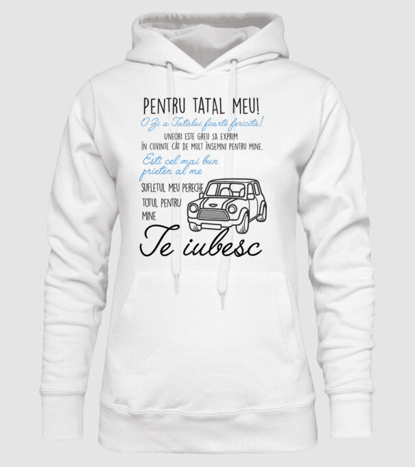 Pentru tatăl meu! O Zi a Tatălui foarte fericită! Uneori este greu să exprim în cuvinte cât de mult însemni pentru mine. Ești ce model alb pe tricou