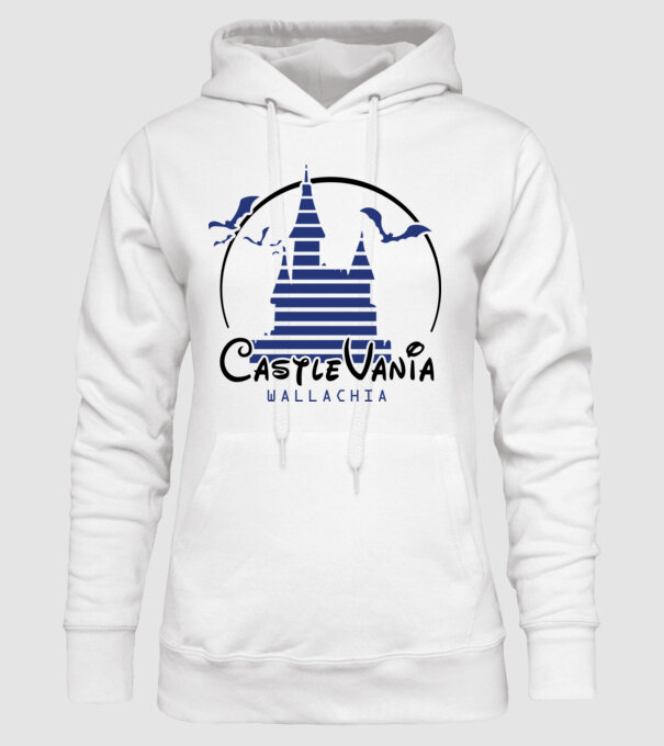 România CastleVania model alb pe tricou