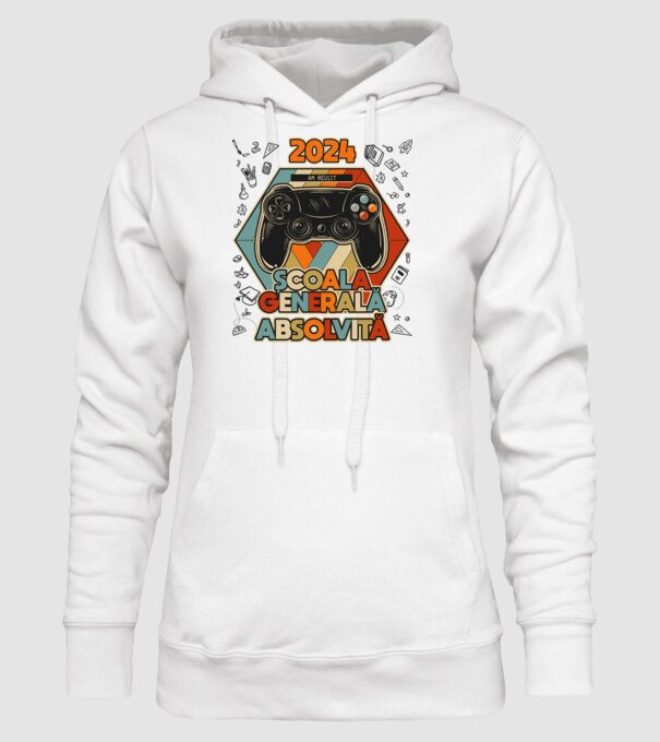 școala generală școala generală model alb pe tricou