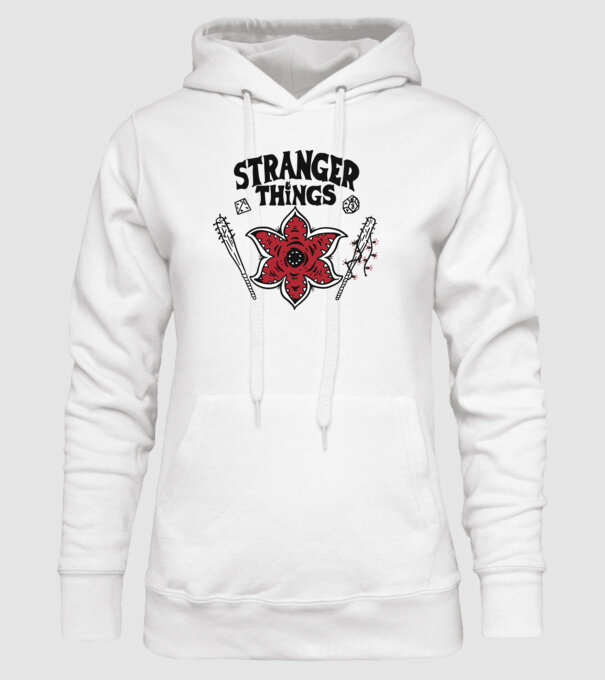 stranger things demogorgon head2 model alb pe tricou