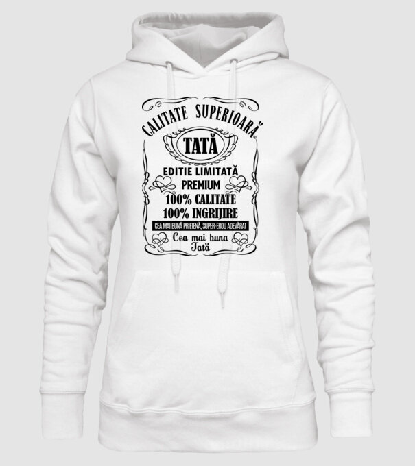 Tată Premium - ediție limitată premium model alb pe tricou