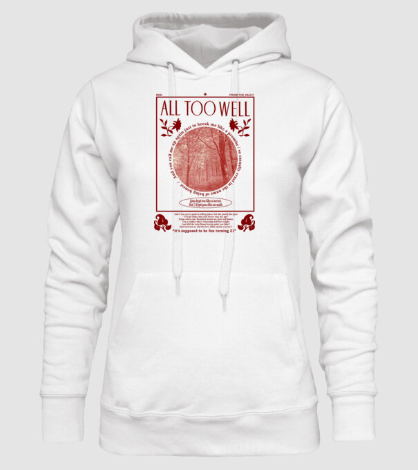 Taylor Swift All too well model alb pe tricou