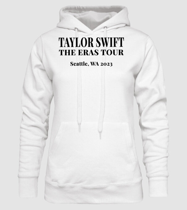 Taylor Swift Eras tour text2 model alb pe tricou