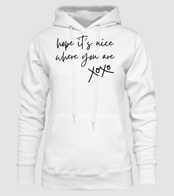 Taylor Swift hope its nice where you are model alb pe tricou