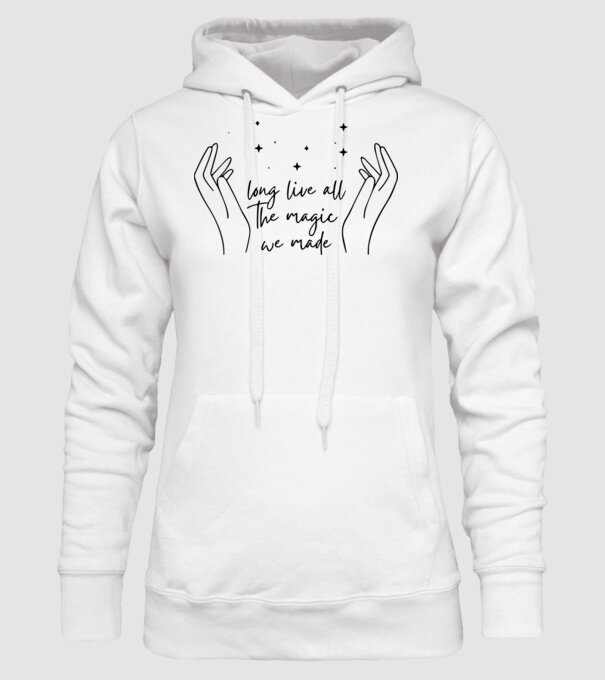 Taylor Swift long live all the magic we made model alb pe tricou