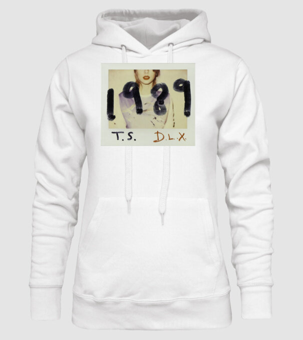 Taylor Swift polaroid model alb pe tricou