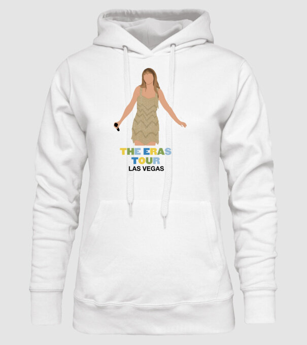 Taylor Swift The Eras Tour Las Vegas model alb pe tricou