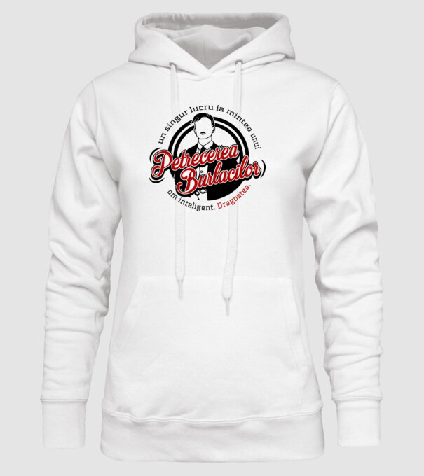 Un singur lucru ia mintea unui om inteligent model alb pe tricou