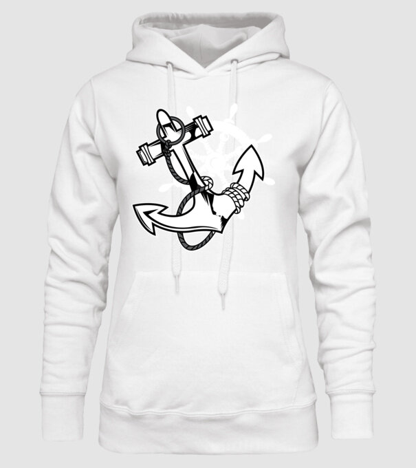 Vapoare model alb pe tricou