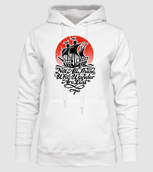 Vapoare model alb pe tricou