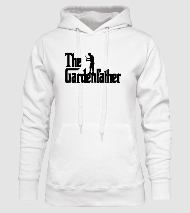 The Gardenfather model alb pe tricou