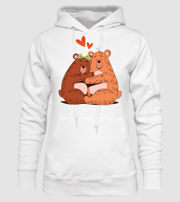 URȘI ÎNDRĂGOSTIȚI 3 model alb pe tricou