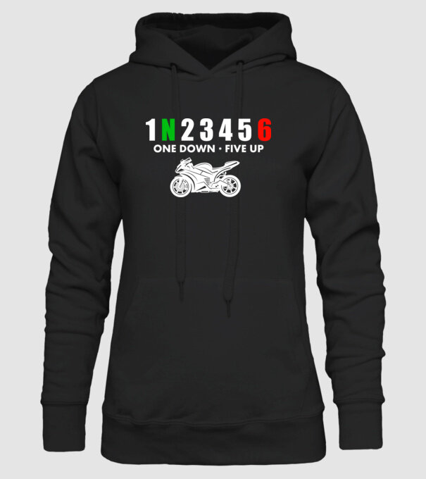 1N23456 model negru pe tricou