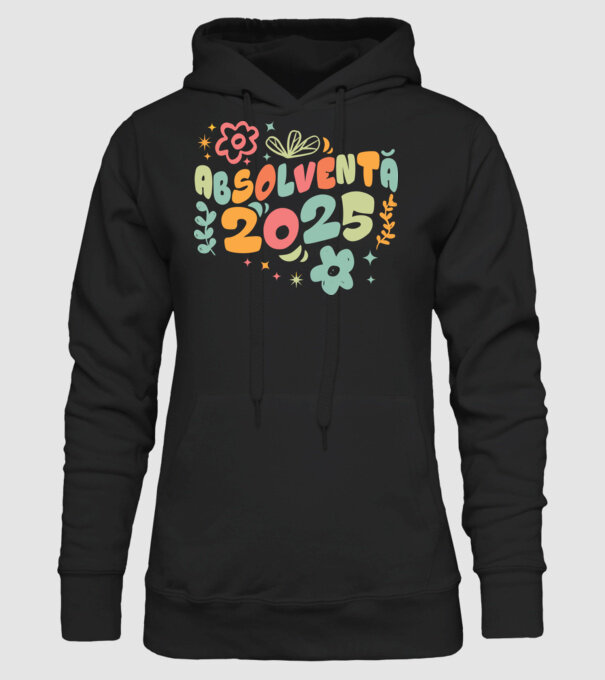 Absolventă 2025 model negru pe tricou