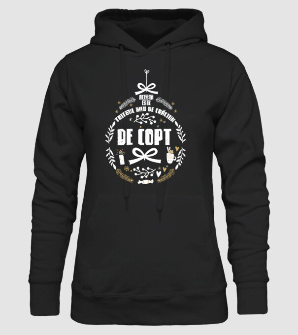 acesta este tricoul meu de Crăciun_de copt model negru pe tricou