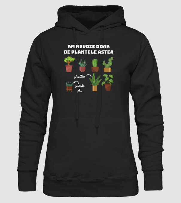 am nevoie doar de plantele astea model negru pe tricou