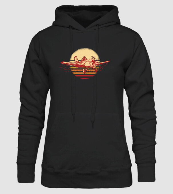 Avioane model negru pe tricou