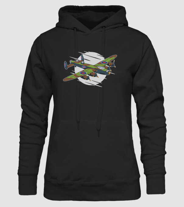 Avioane model negru pe tricou